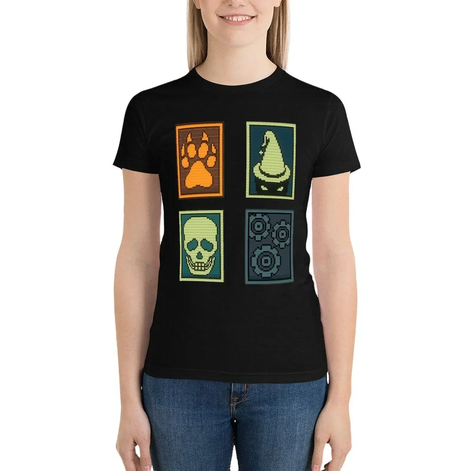 Inscryption Psychological Horror Card Categories Game Halloween Scary Spooky Dark Escape-room Puzzle T-Shirt