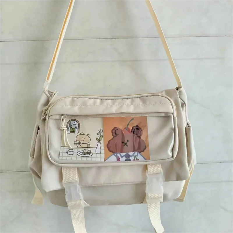 Large Capacity Nylon Crossbody Bag Image 3