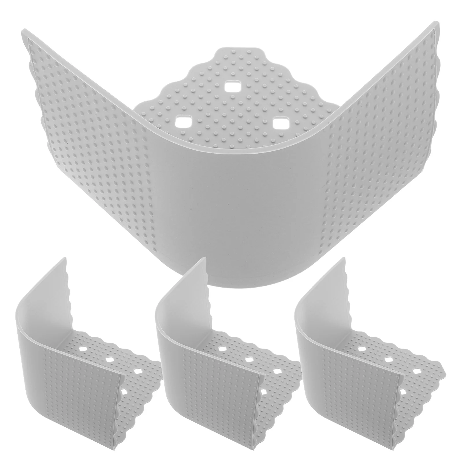 

4pcs Silicone Bed Sheet Fasteners Anti-Slip Invisible Holders Stabilizers For Home Hotel Easy Install All Mattress Sizes Bed