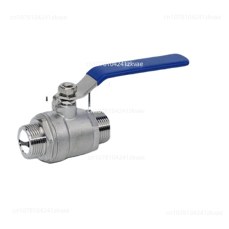 Stainless Steel 304 Two-piece 2PC Internal and External Thread Ball Valve Carbon Steel Butt Welding Ball Valve with Keyhole