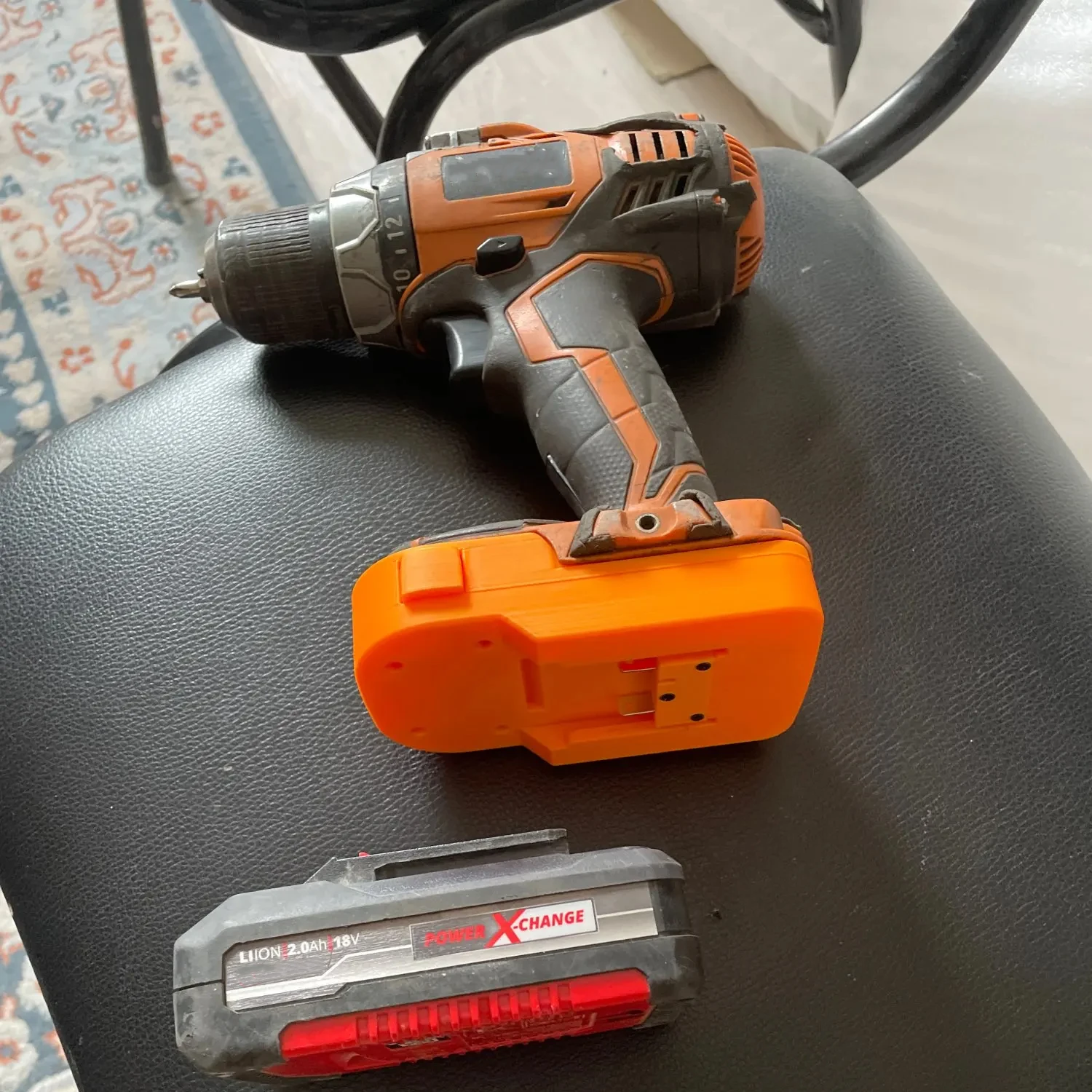 Conversor de adaptador de bateria para aeg ridgid 18v li-ion ferramenta para einhell/x-change/ozito 18v li-ion adaptador conversor PXBP-600