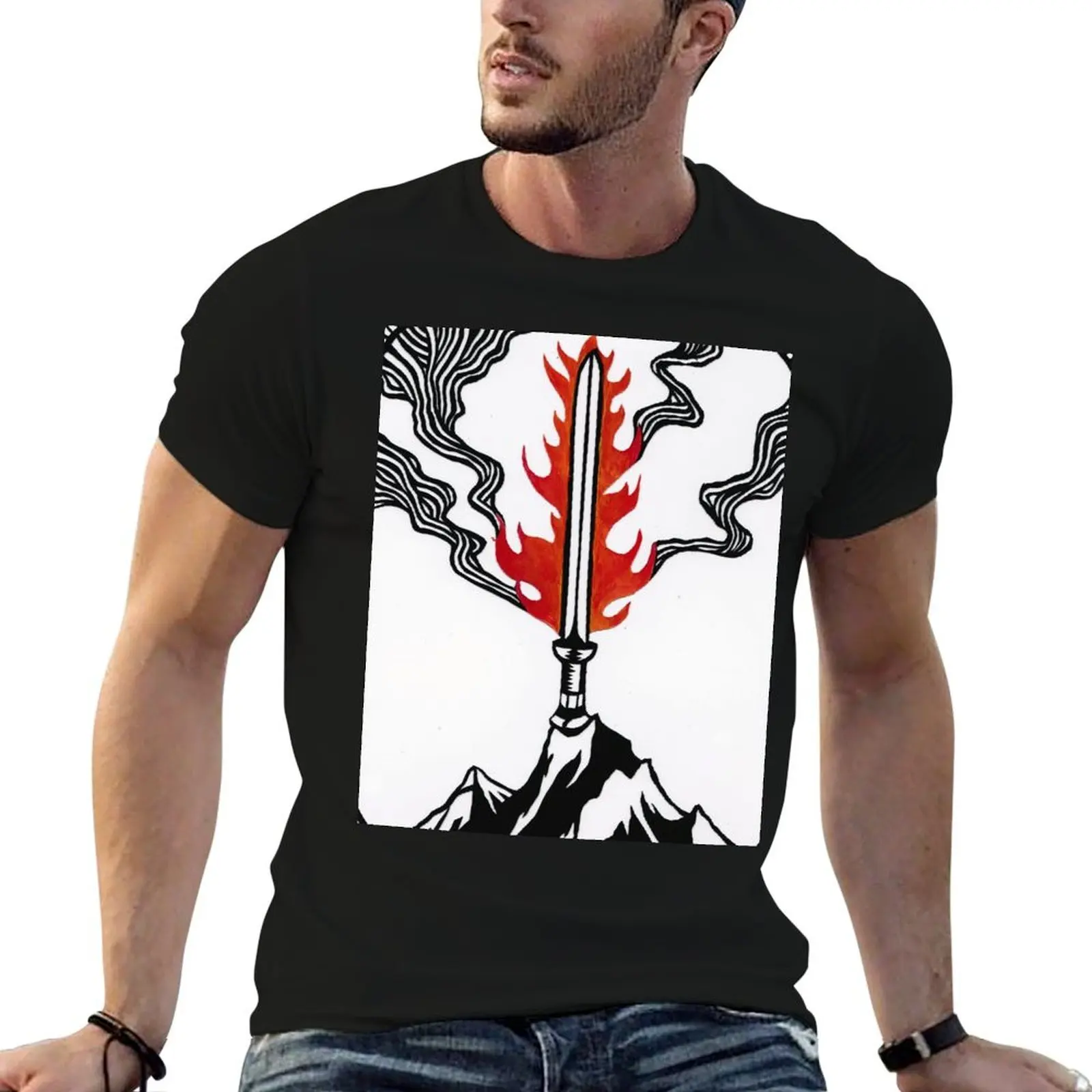 A Study in Prophecy T-Shirt Modern Print Casual T-Shirt