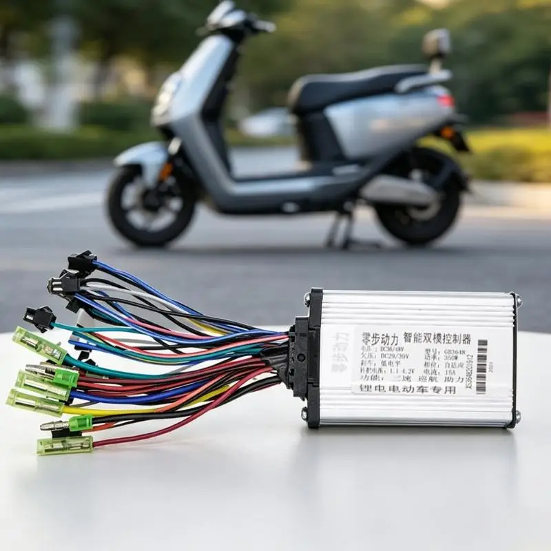 B03F Intelligent Ebike Controller 48V 350W Auto Phase Recognition for Lithium Scooter