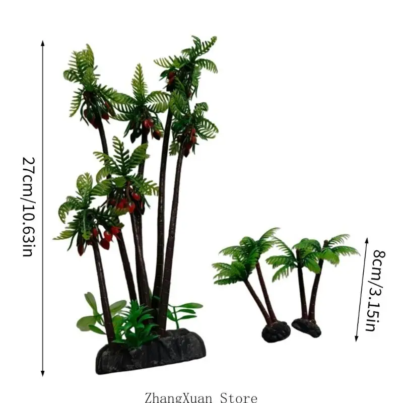 Aquarien Landschaft Künstliche Pflanze Aquarien Landschaftsbau für Garnelenzucht Landschaft Ornamente Baum Handwerk 3XUF – Detail 6