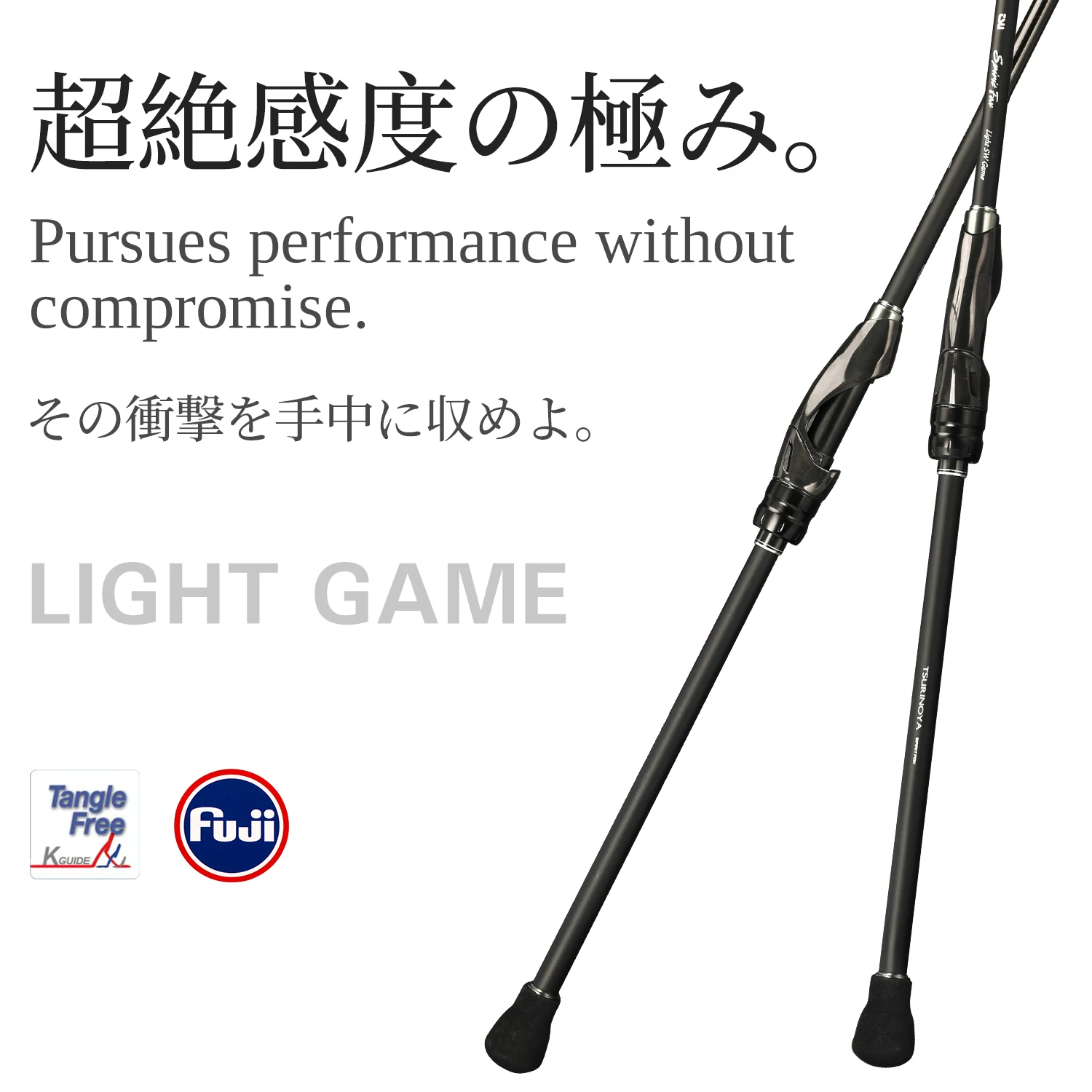 TSURINOYA Light Game Fishing Rod Spirit Fox S642UL S6102L-S S742L S762L S762L- S Spinning FUJI  Fast Action Fishing Rod Ajing