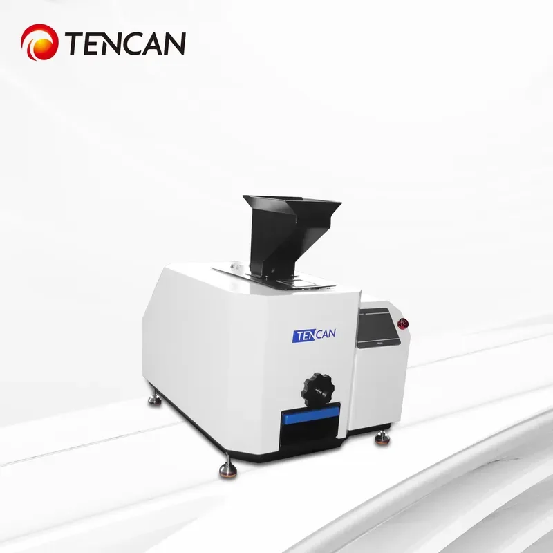 i TENCAN Electric Laboratory Jaw Crusher with Motor for Mineral Sample Preparation Rock Ore Stone Primary Reduction Equipment