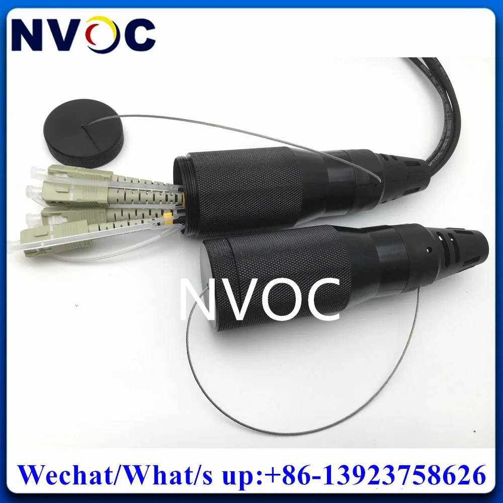 FTTH Outdoor PDLC/ST/SC/LC Waterproof Fiber Dust Proof Flexible Connector Protector Cable Assembly Metal Cover For HDMI Cable