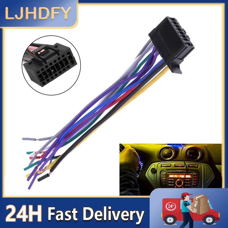 

Auto Universal Wiring Harness Female Car Radio CD Player Adaptor Connector Wire Plug Kit for NEW Pioneer