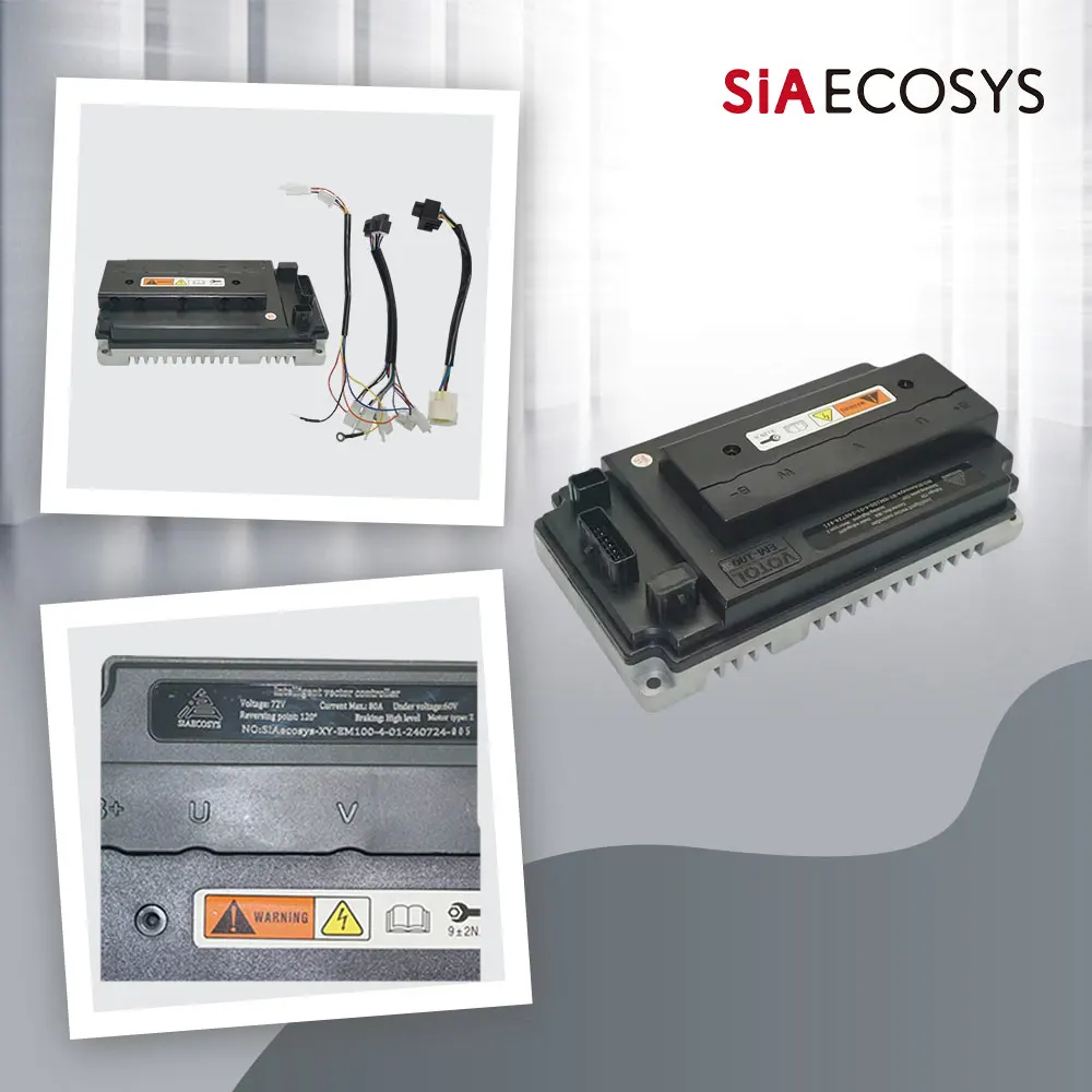 

VOTOL Controller EM100SP V5.0 One Line Communication72V 100A 80KPH Controller for 2-3kW Electric Scooter