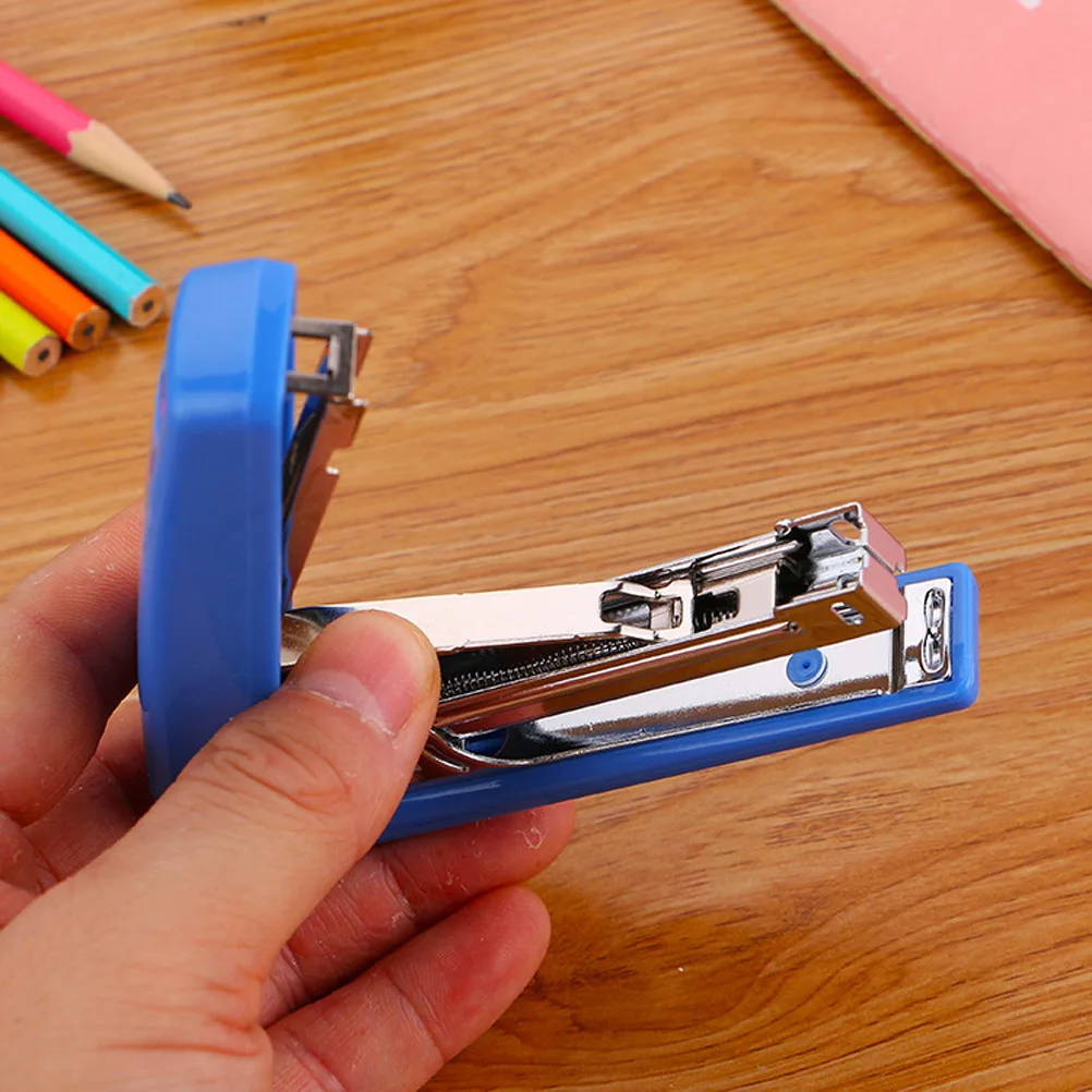 

Premium Metal Stapler Elegant Design School Office Home Use Stationery Supplies Random Color No Staples