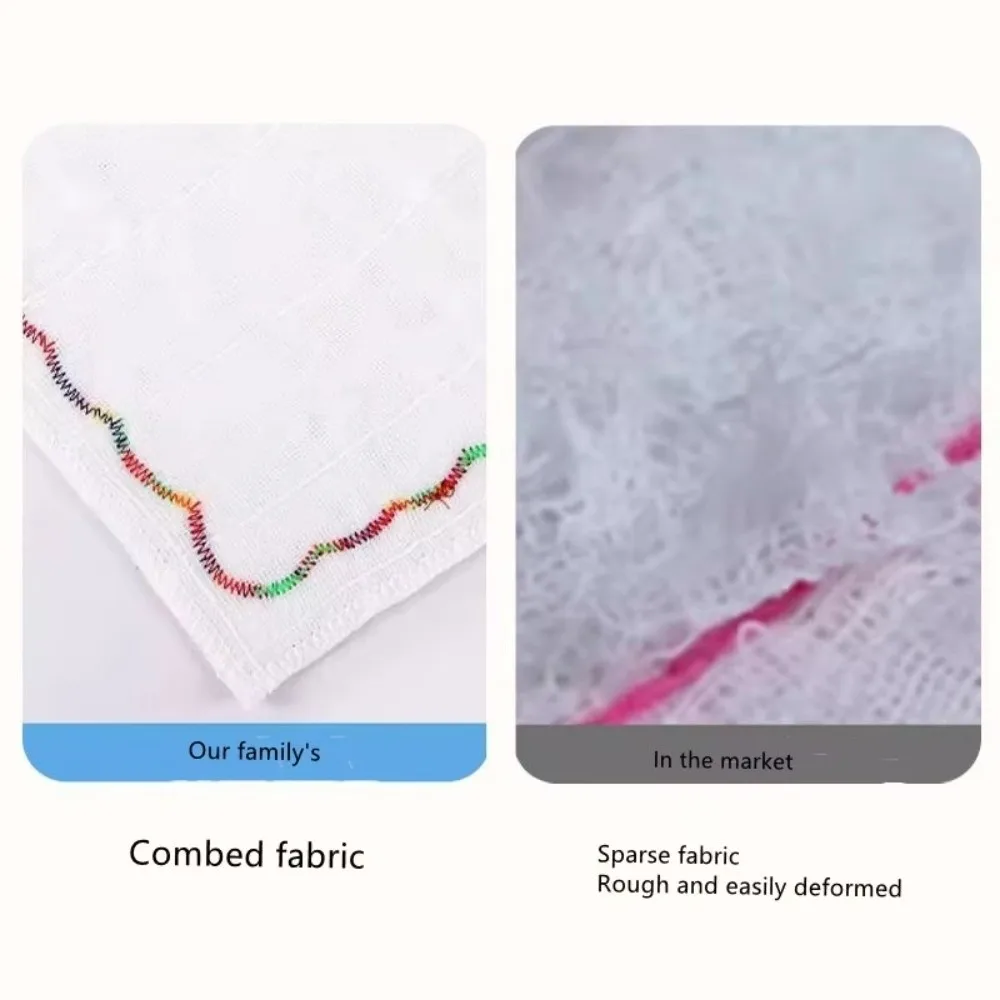 New Super Absorbent Kitchen Dishcloth Non-oil Cotton Yarn Cleaning Towels Rainbow Layered Kitchen Gadgets Tableware