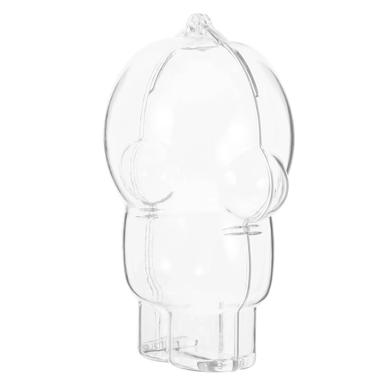Transparent Protective Cover Miniature Vinyl Figure Display Organizer Storage Box Dustproof Clear Case Holder Stand