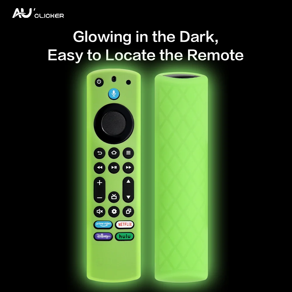 Silicone Remote Case for 2023 Fire TV Stick 4K Max 2nd / Fir TV Omni Series / FireTV 4 Series Remote Control Glow in the Dark