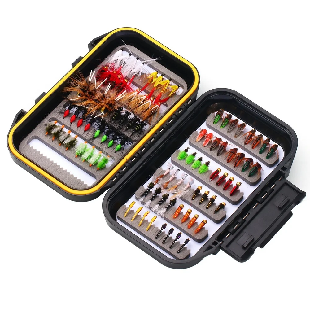 fly-fishing-lure-set-88pcs-for-freshwater-trout-plastic-flies-with-imitation-design-and-stream-compatibility