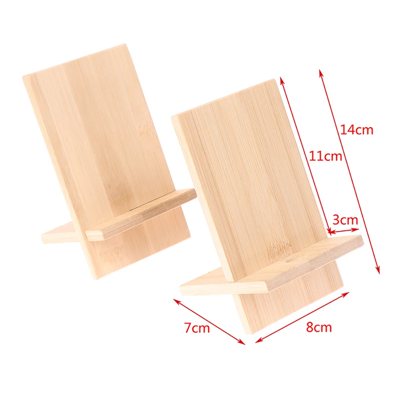 1PCS New Wooden Phone Holder Stand Mobile Smartphone Support Tablet Stand