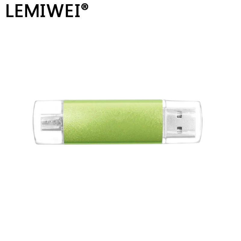 หลากสี USB 2.0 USB USB ปากกาไดรฟ์16GB 32GB 64GB ที่เก็บข้อมูล USB U Disk ไมโคร USB memoria Flash Stick สำหรับโทรศัพท์มือถือ