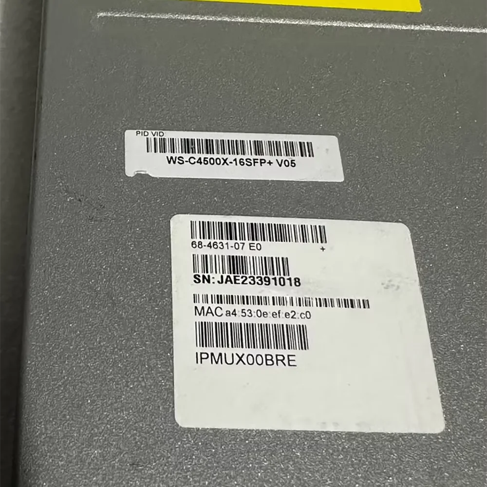 

For CISCO WS-C4500X-16SFP+ 16 port SFP+ 10 Gigabit core network switch