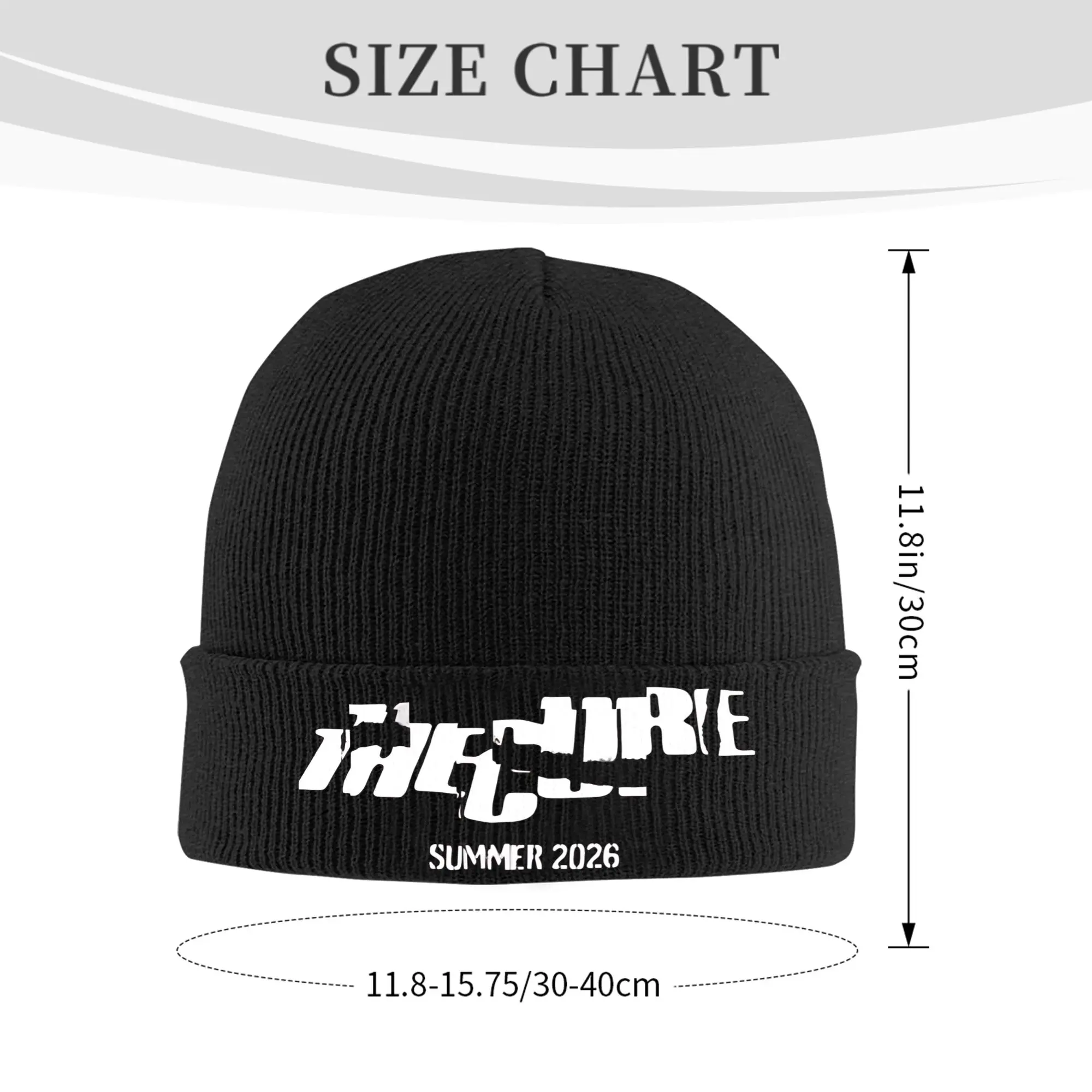 The Curesd Rock Band Tour 2026 Beanie For Women Men  Warm Winter Bonnet Knitting Hat