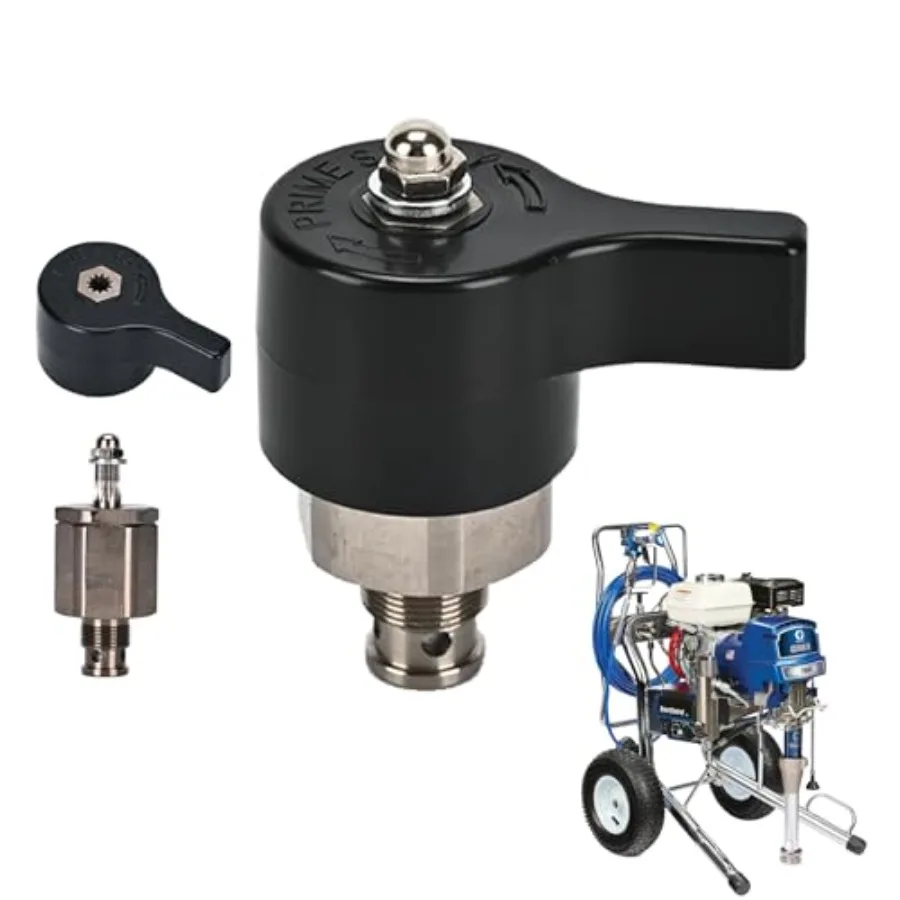 

2026 New Upgraded 245103 Prime Spray Valve Kit, Drain Valve Compatible with Graco 5900 7900 833 Etc Aftermarketr Airless Paint