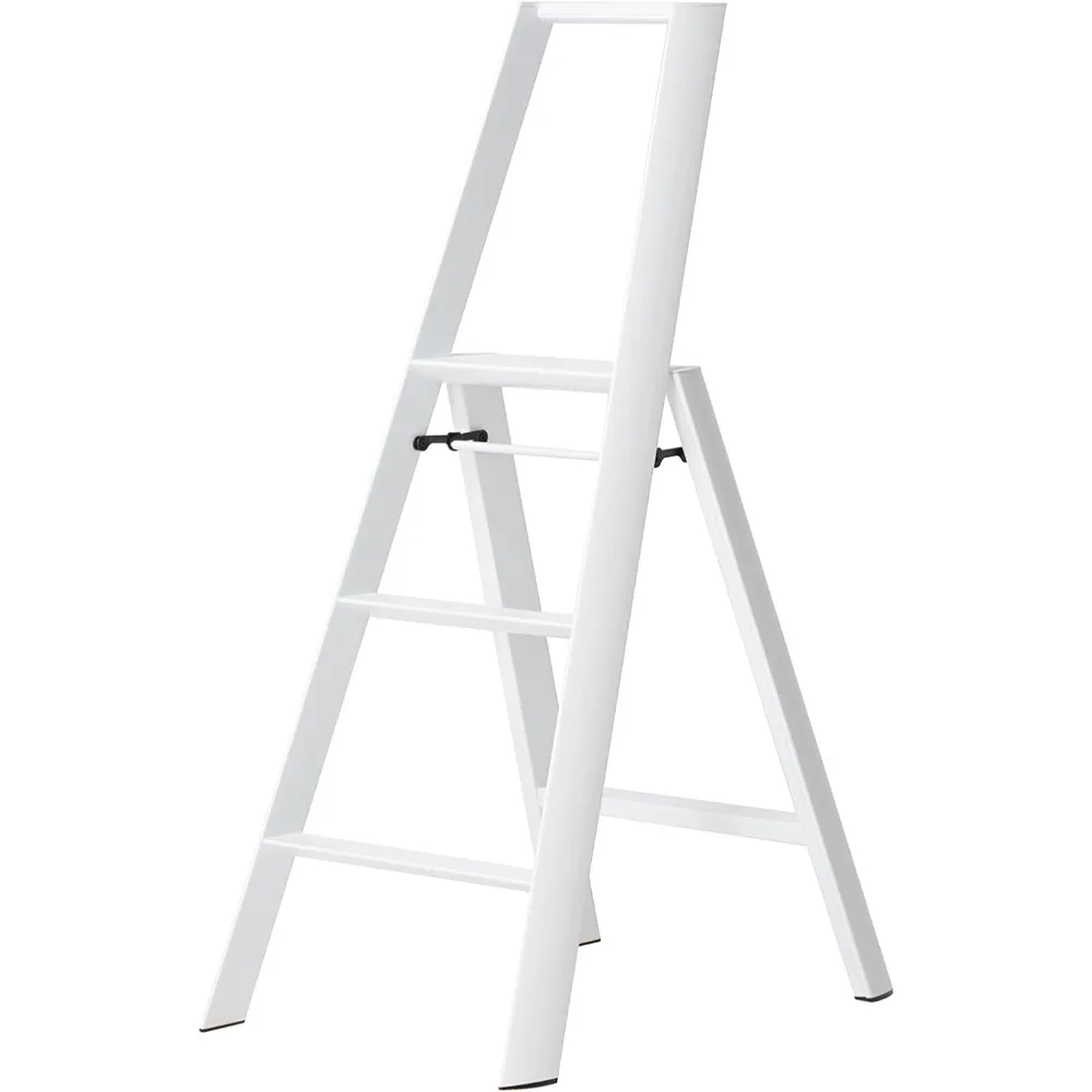 Ladders, Lucano Step Ladder, 3 Step, White