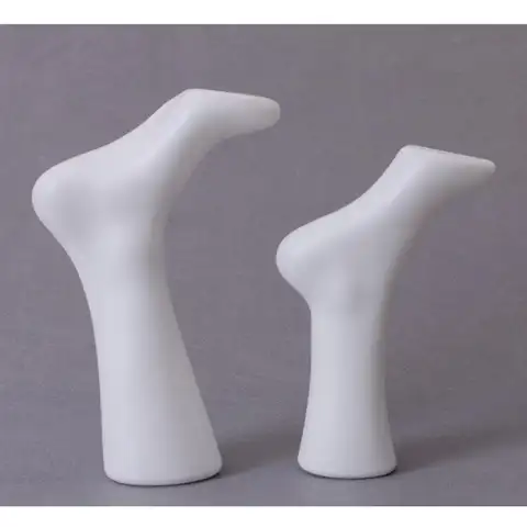 Female Feet Mannequin Plastic Adult Foot Mold No Left-right Foot Distinction