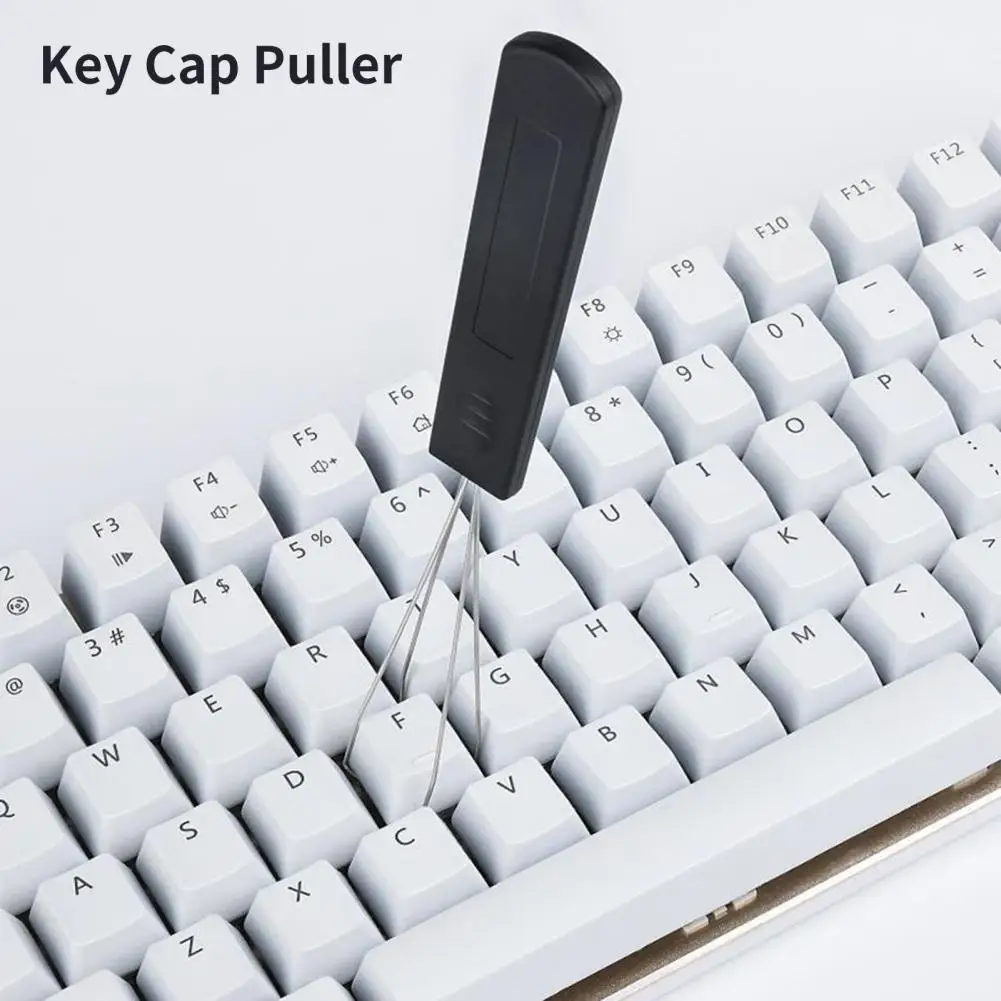 Convenient  Keycap Puller Compact Keyboard Cap Puller Dust Cleaner Effective Metal Keycap Remover for Desktop