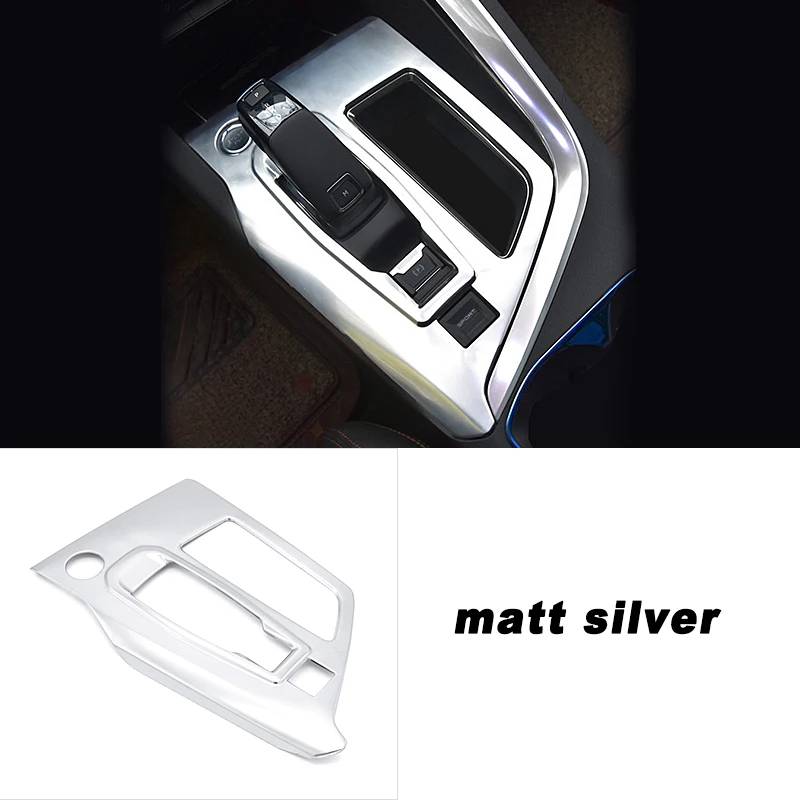 

For Peugeot 3008 GT 5008 2017 2018 2019 2020 Accessories LHD Central Control Gear Box Shift Water Cup Holder Panel Cover Trim