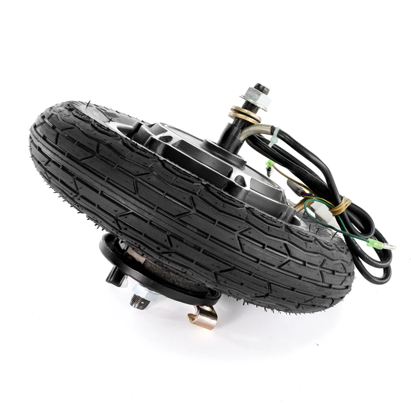 10 inch Adult Electric Scooter 24V 36V 48V 350W Motor Wheel DC Brushless Motor With Tire bicicleta electrica Electric Bike kit