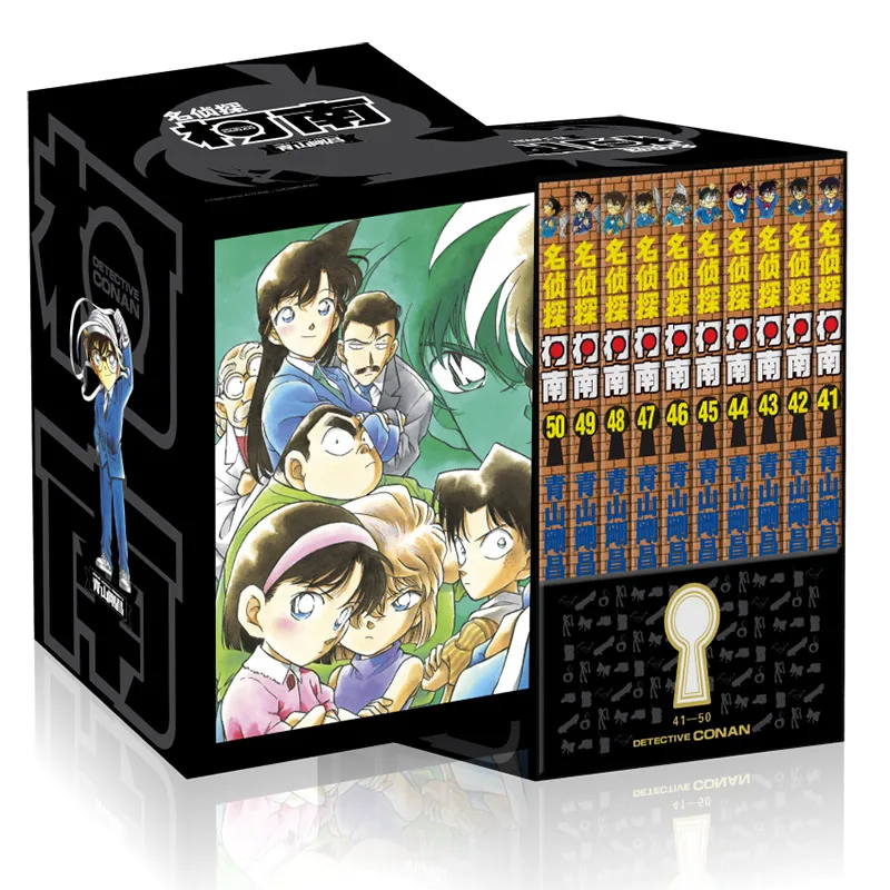 

Anime Detective Conan Japan Kids Teenager Inference Suspense Story Comic Libros Manga Chinese Book Vol 41-80 Gift box version