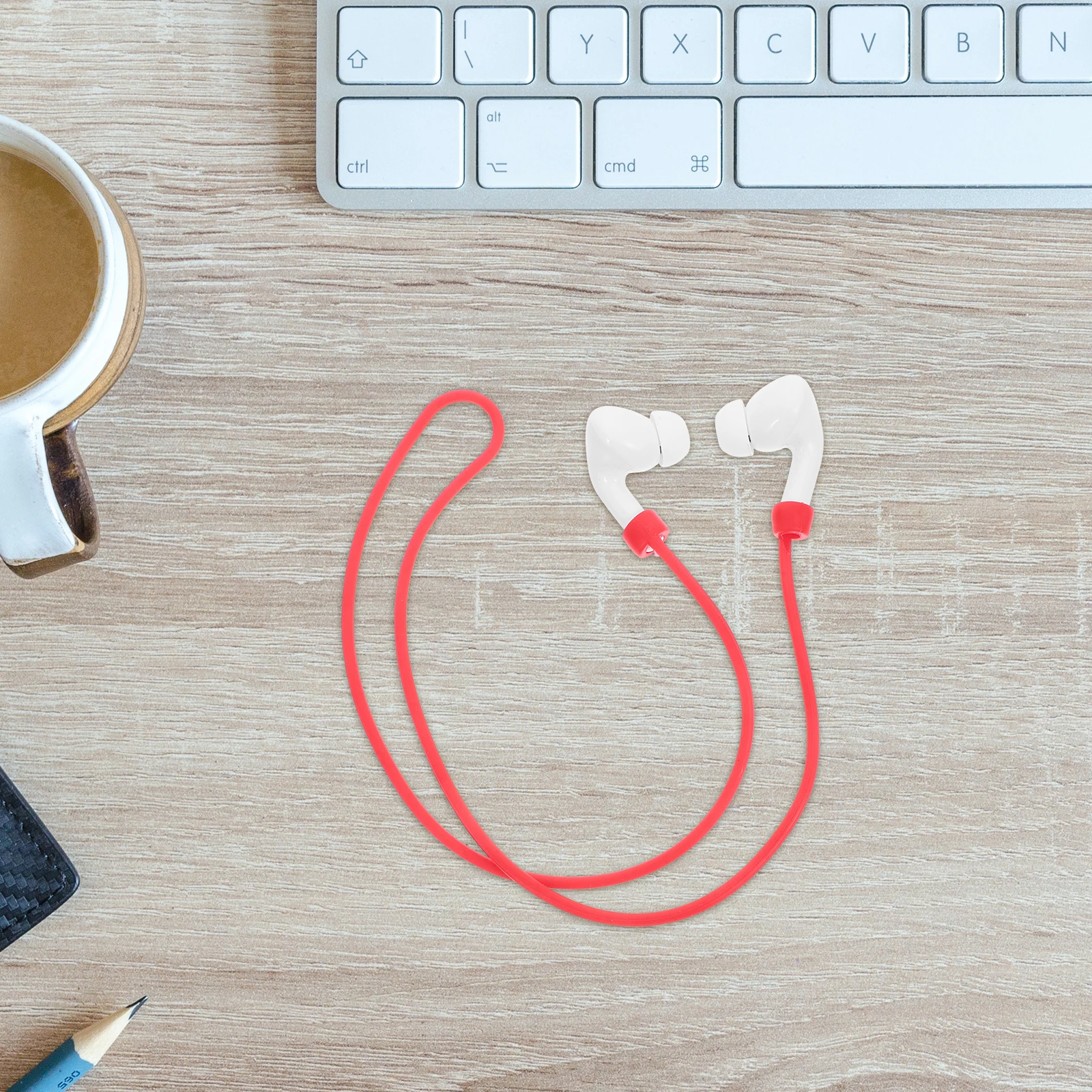 

Earphone Lanyard Anti-Loss Strap Silicone Cord Replacement For Headphones Earbuds Detachable Design Vibrant Colors Neck