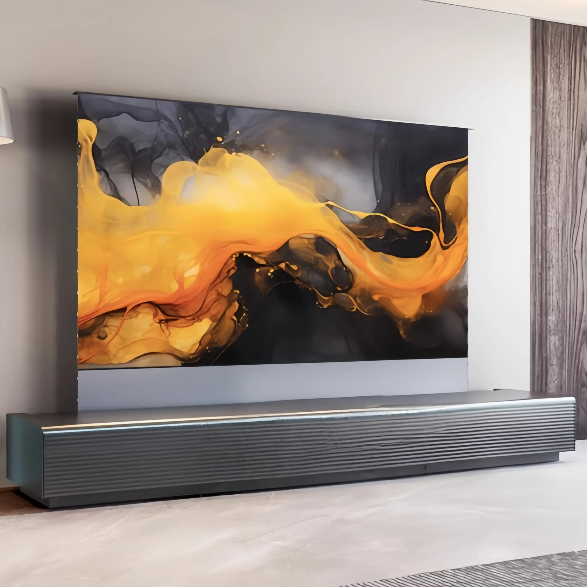 Profesyonel Elektrikli Zeminde - Home Cinema Screen incelemesi ve fiyatı