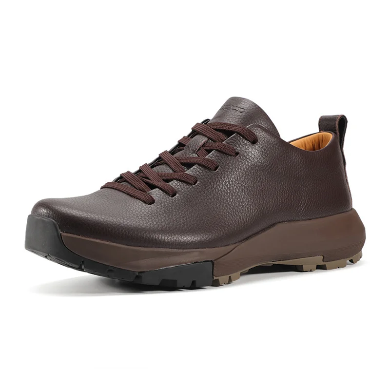 Real Leather Shoes Men Athletic Menswear Formal Business Natural Y2k Sneakers Training Camping Fashion Footwear Leathershoes