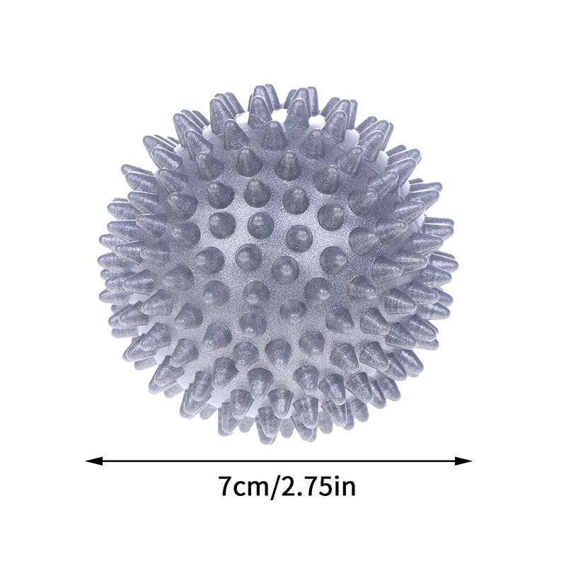 تدليك شائك الكرة 7 سنتيمتر 9 سنتيمتر تدريب آلام العضلات الإجهاد مدلك الاسترخاء نقطة الوخز تدليك كرات الليفي العضلي كرة يوجا تدليك #6