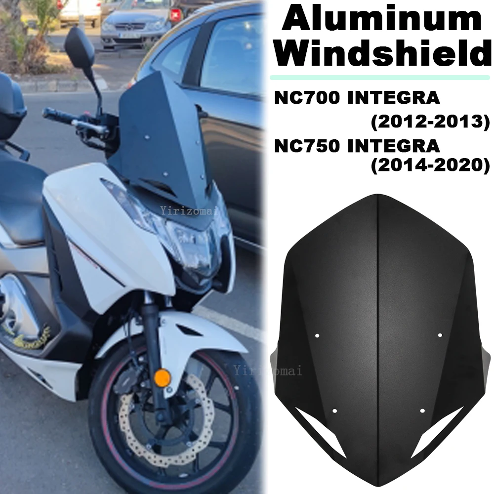 

For HONDA NC700 INTEGRA NC750 INTEGRA 2014-2020 Motorcycle Windshield Windscreen Cover Aluminum Alloy Wind Shield Deflectore