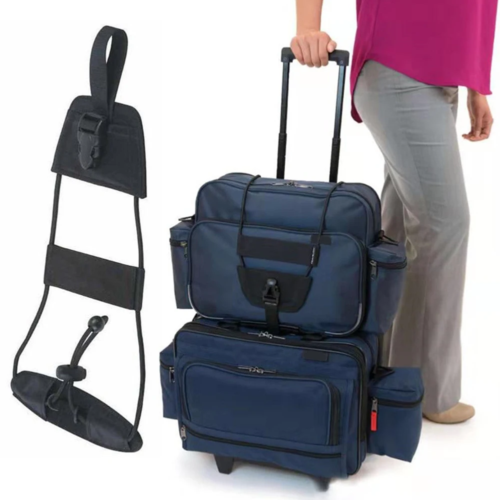 

Elastic Luggage Strap Adjustable Travel Bag Parts Suitcase Fixed Belt Bag Bungee Travel Belt Travel Accessories