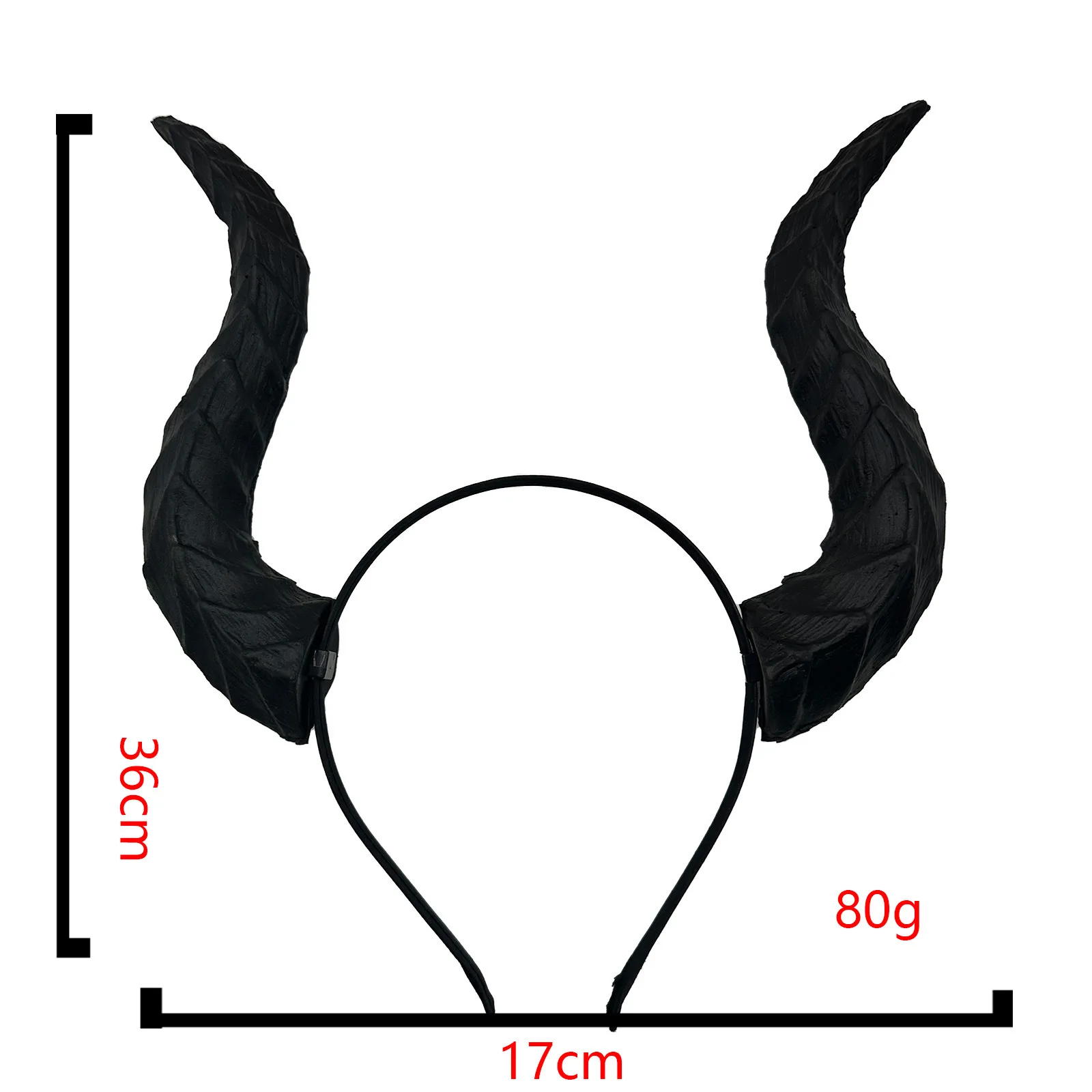 Devil's Horn Headpiece Coplay Animal Sheep Cow Demon Horn Headwear Halloween Carnival Dress Up Party Headband Costume Props 5