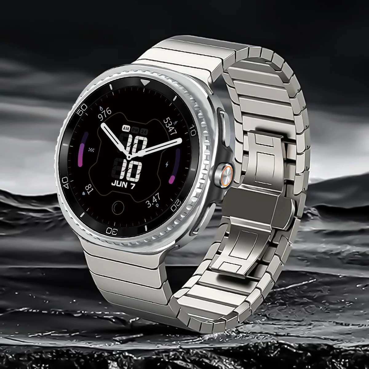 

Titanium Metal Band For Samsung Galaxy Watch 8 Classic 46mm/Watch8 44mm 40mm Smartwatch Wrist Strap Bracelet Accessories