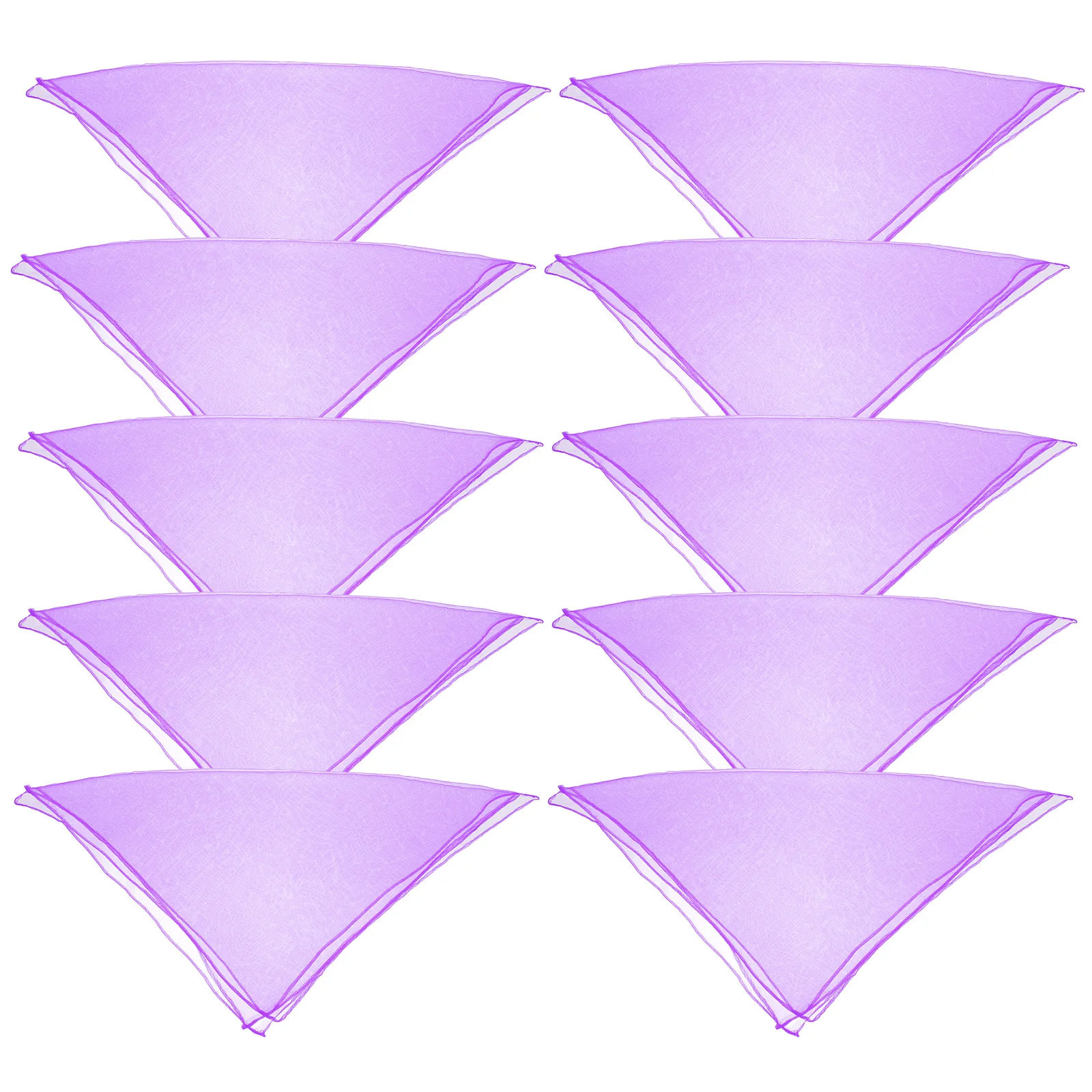 

10Pcs Small Silky Square Scarves Lightweight Breathable Dance Performance Props for Women Daily Sunscreen Accessory