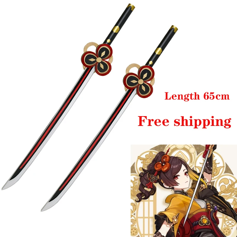 Genshin Impact Chiori Cosplay Wapens Rekwisieten Zwaard Model Spel Kleding Accessoires Halloween Chiori Wapens Gratis Verzending