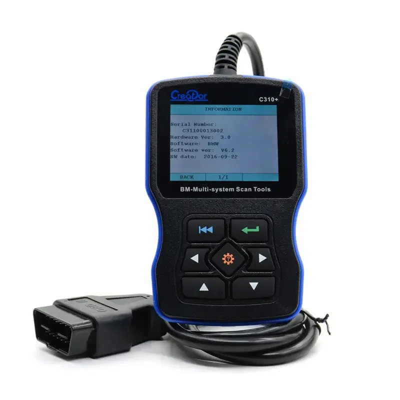 Newest V7.6 Vestion Creator C310+ Car Diagnostic Scanner for B-M-W E46 E39 E60 E90 E36 X5 OBD2 Scanner With Air`bag/ ABS/ SRS - view 4