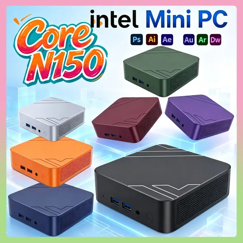 2026年新型エーテリアルコアn150ミニポケットワークステーションpc-1tb-ssd-ramアップグレード可能-wifi6-bt52-4k-hdミニゲーミングデスクトップコンピューター