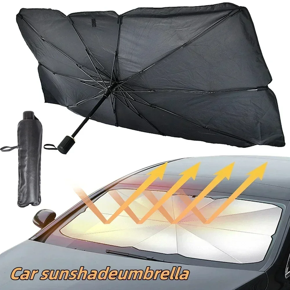 

Car Sunshade Umbrella Car Sun Shade Protector Parasol Summer Sun Interior Windshield Protection Accessories For Auto Shading New