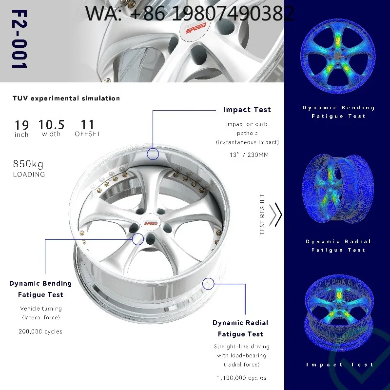 18-19 Inch 2-Piece VSKF JDM Forged Wheels Multi PCD Deep Styling Premium Aftermarket Sports Car Modified Rims