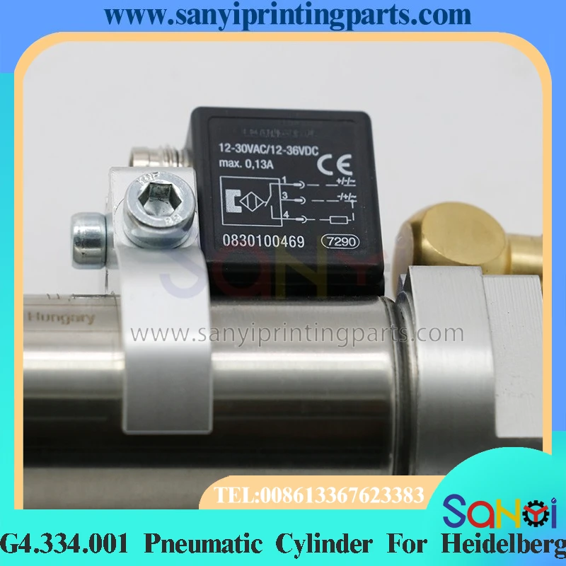G4.334.001 Pneumatic Cylinder D25 H25 For Heidelberg SM52 SX52 SM74 SX74 XL105 XL106 Stop Lever Pneumatic Cylinder Storage Drum