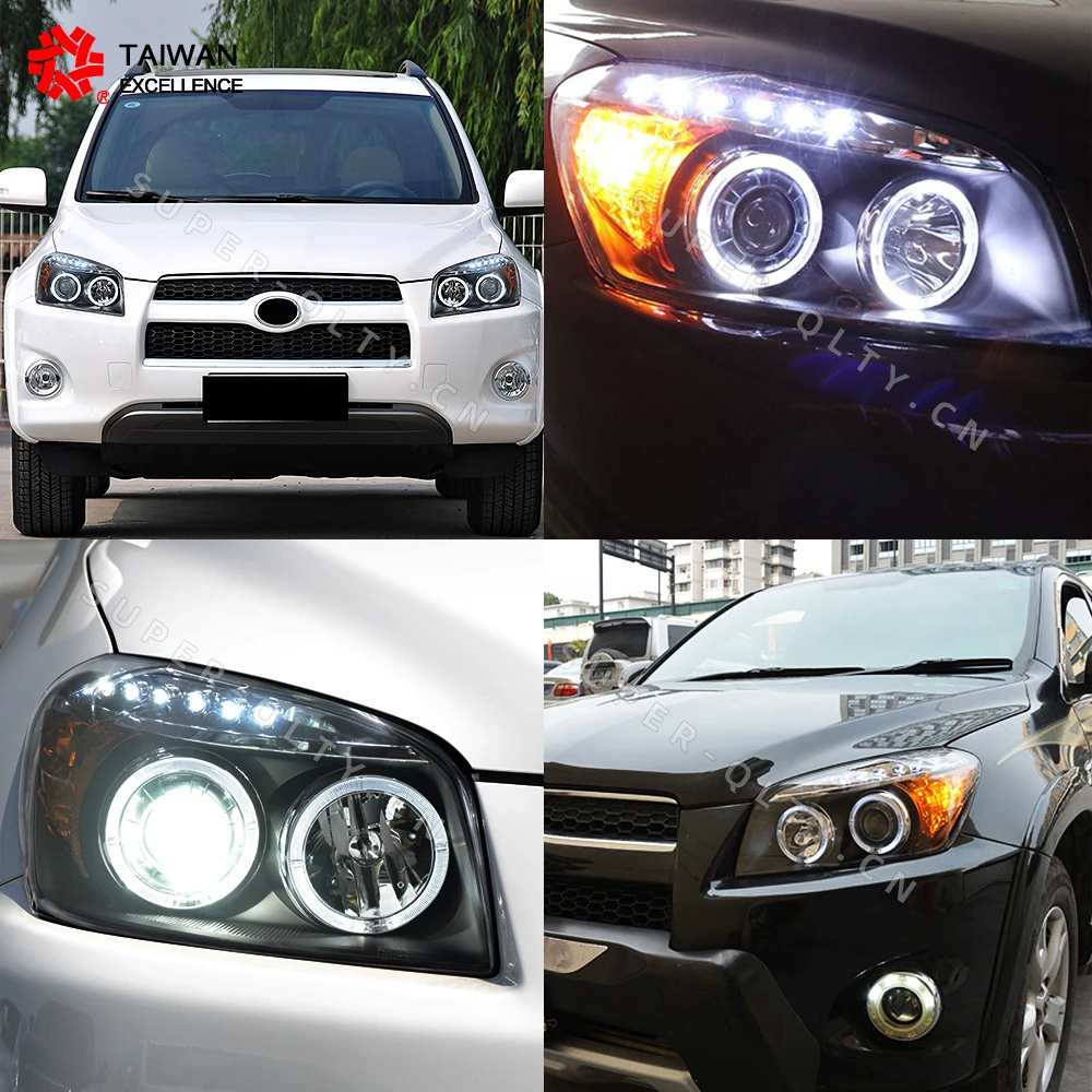 

Eagle Eye Headlights For Toyota RAV4 2006-2012 LED HeadLights With Daytime Running Light 2 PCS Car Light Accessories