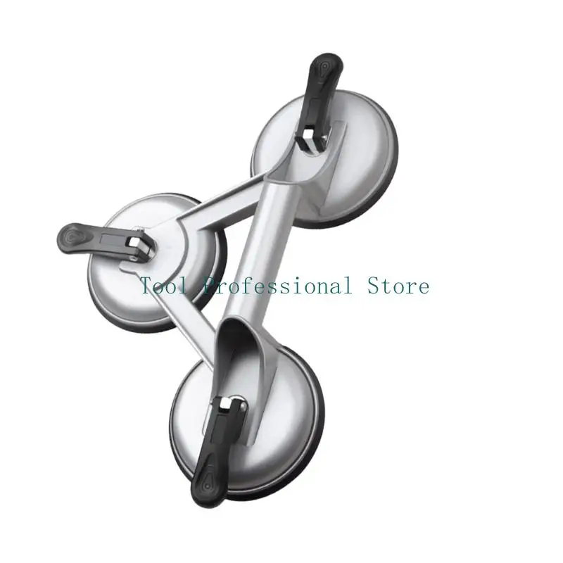 57QF 2/3 Jaw Vacuum Lifter For Glass Installation Tile Lifting And Panel Handling Smooth Surfaces Moving Construction Use