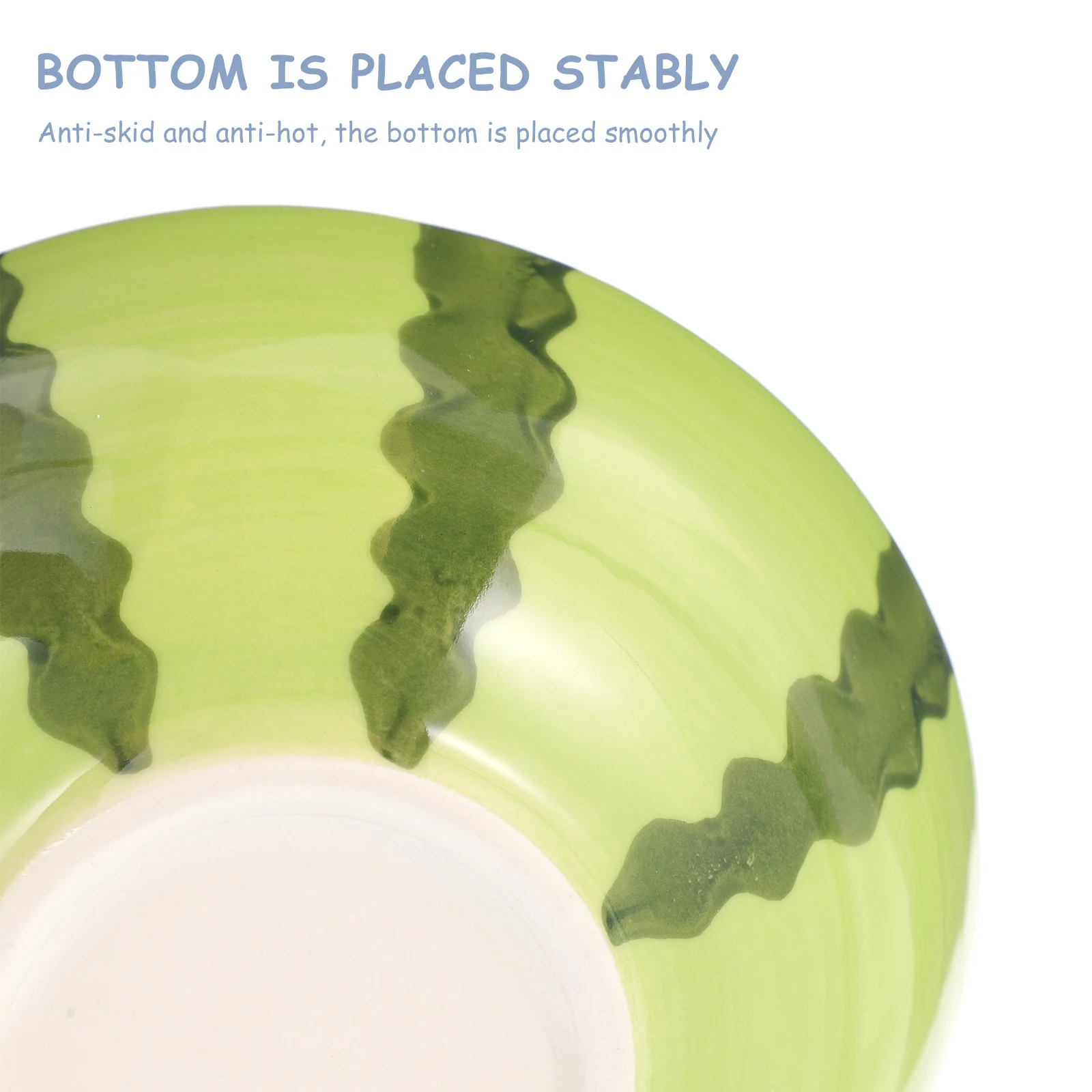 

1Pcs Cartoon Fruit Pattern Ceramic Food Bowl Salad Serving Plate Snack Candy Container Cartoon Fruit Design Bowl