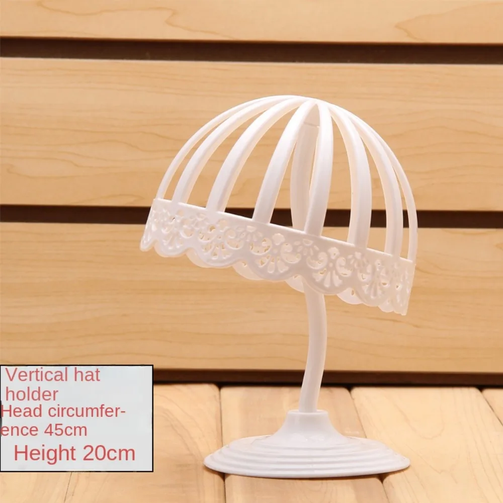 

New 20cm Cap Holder Rack Hollow Plastic Wigs Show Display Stand Drying Shelf Display Tools Dome Hat Rack Hat Shop