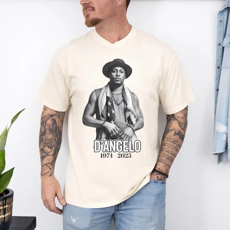 974-2025 D'angelo Shirt Brown Sugar Vntg Rap 90s Rnb 2000's Music Neo Soul Memories T Shirt Legend Gift Hip Hop Style Cotton Tee