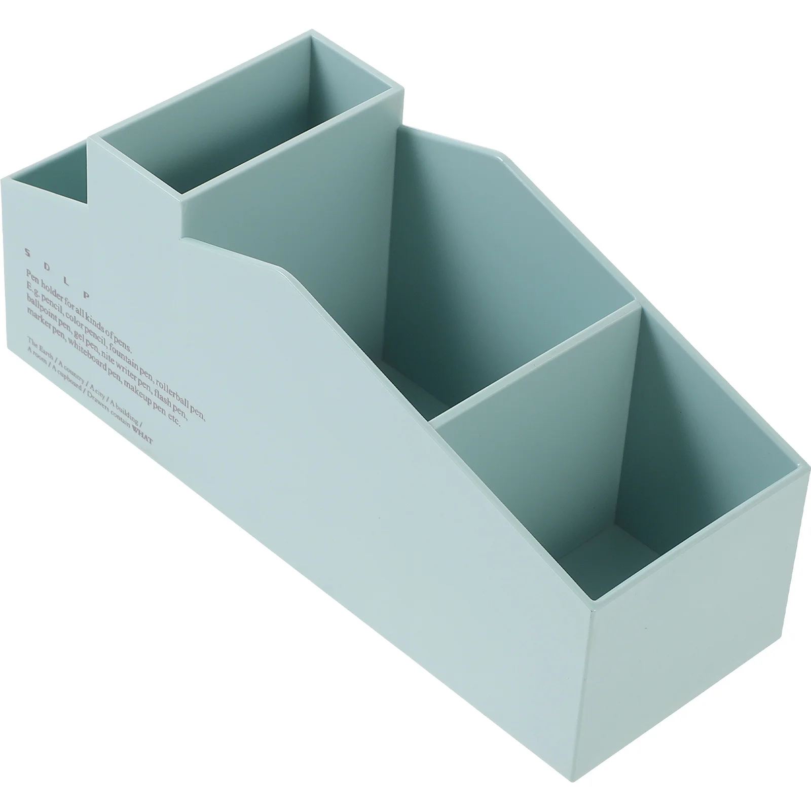 

Multi-Grid Storage Box Sundries Organizer Desktop Pen Makeup Brush Holder Large Capacity Office Table Organizer Storage Case
